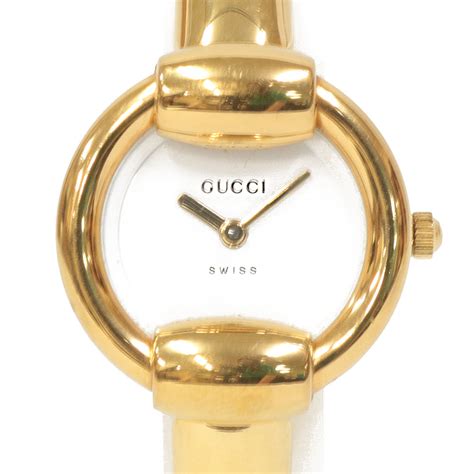 gucci 1400l bangle watch gold|vintage Gucci gold bangle watch.